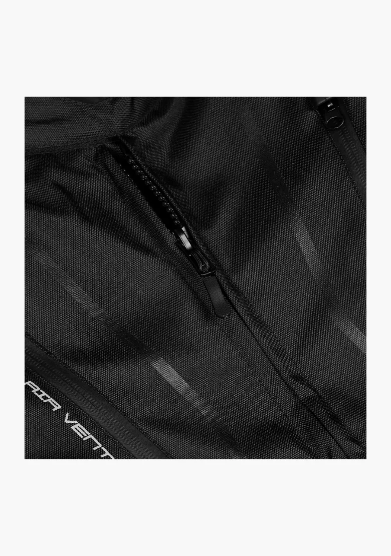 WCL Invader Armoured Motorcycle Textile Jacket - Black - Image 5