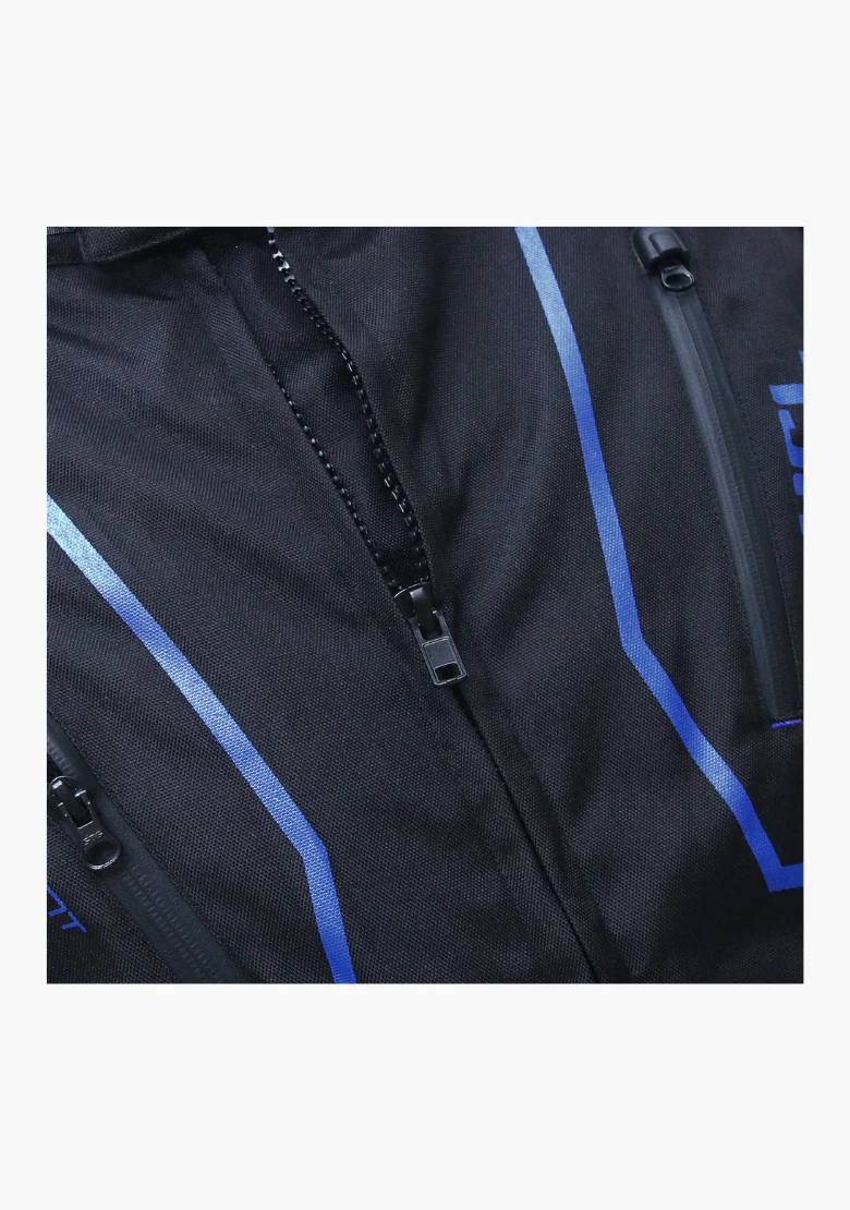 WCL Invader Armoured Motorcycle Cordura Jacket - Blue - Image 5
