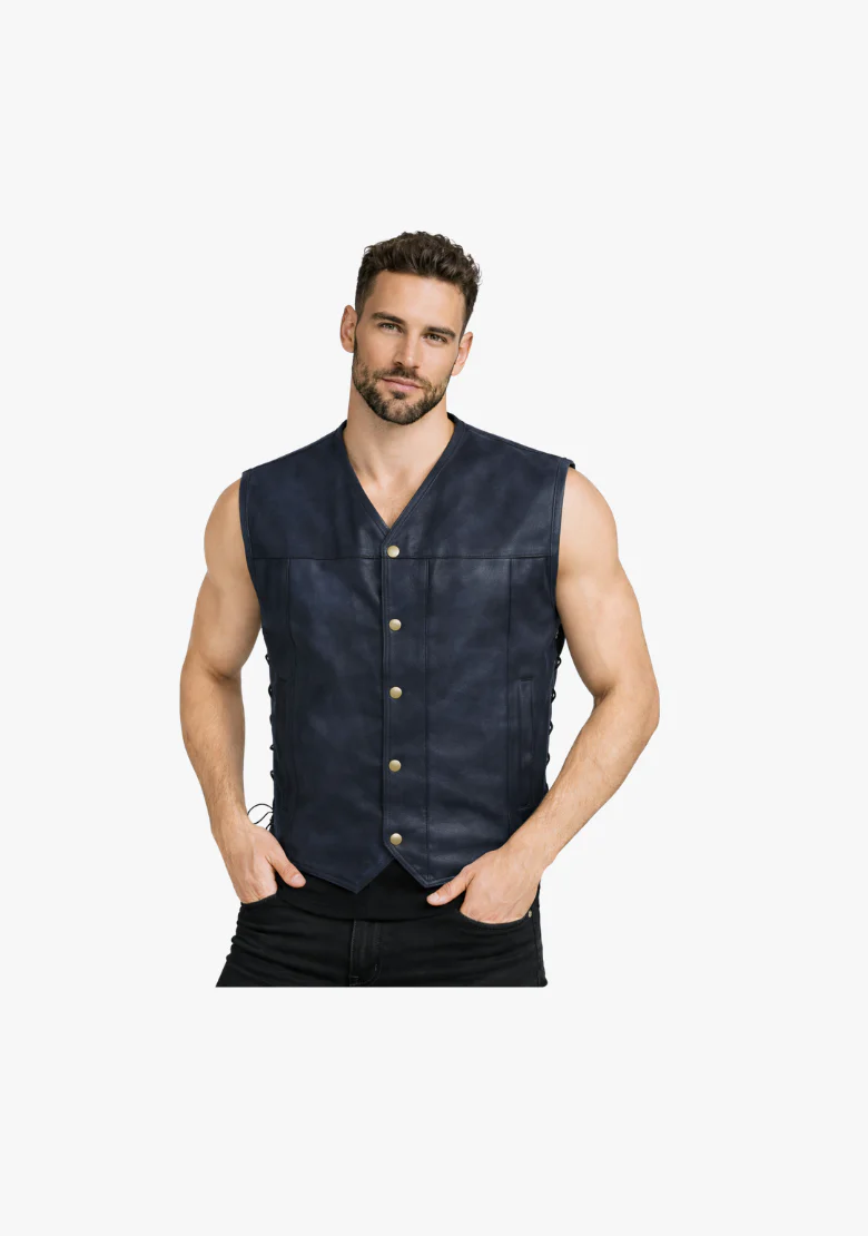WCL Leather Bar Vest - Image 2