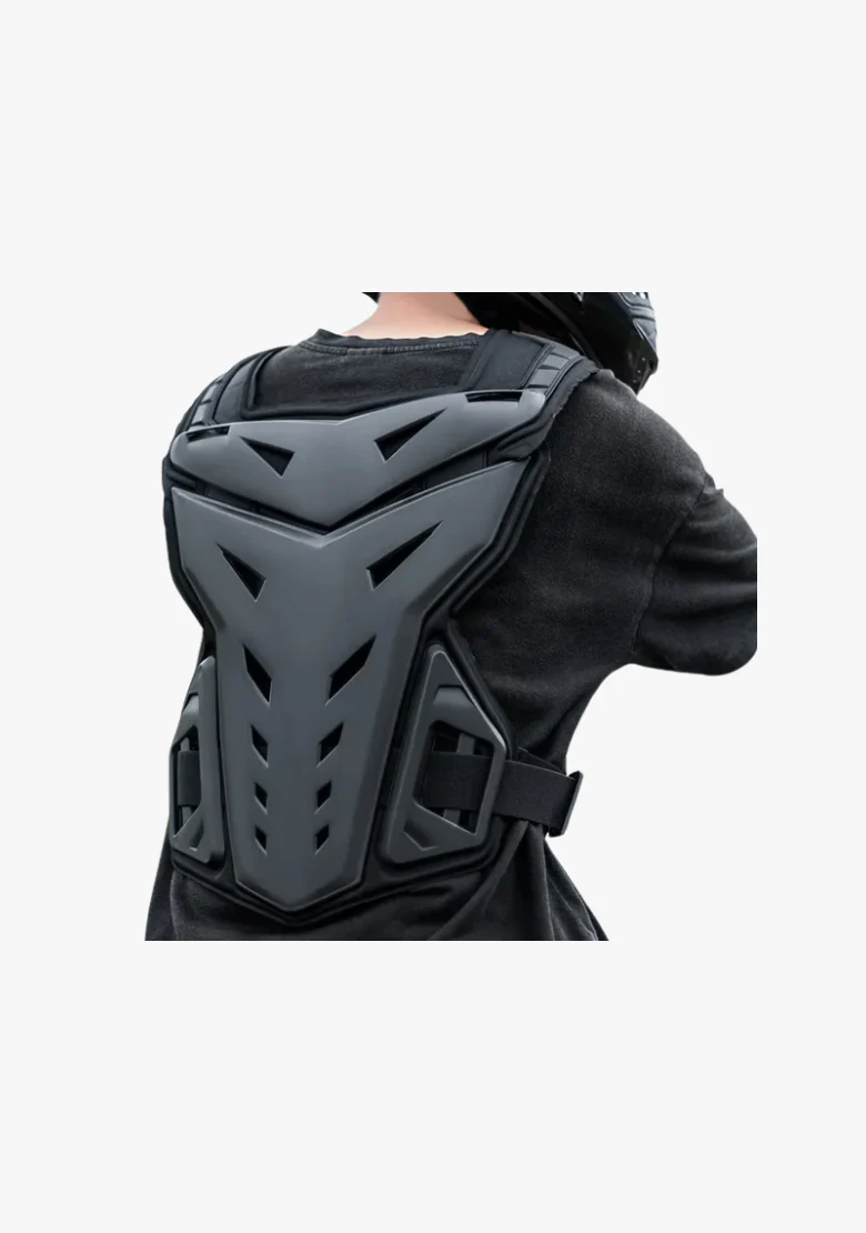 WCL Motorcycle Armor Vest Back Protector Motorcycle Riding Chest Armor - Black - Image 4