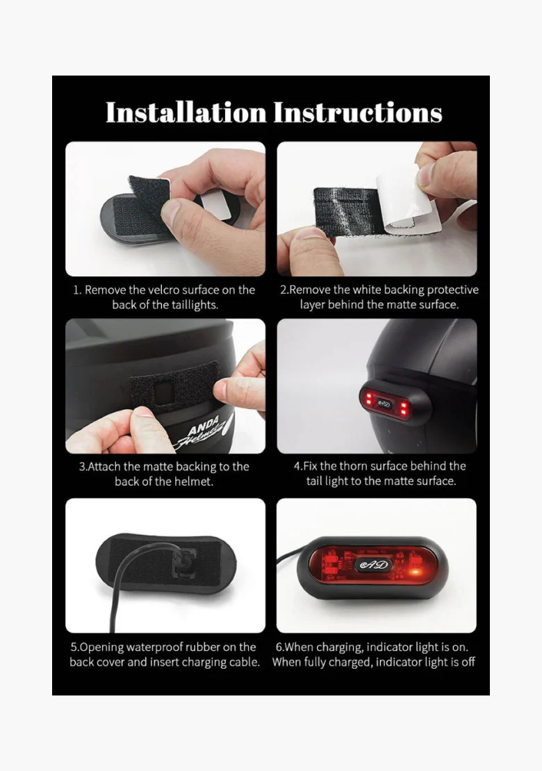WCL Motorcycle Rear Light - Image 3