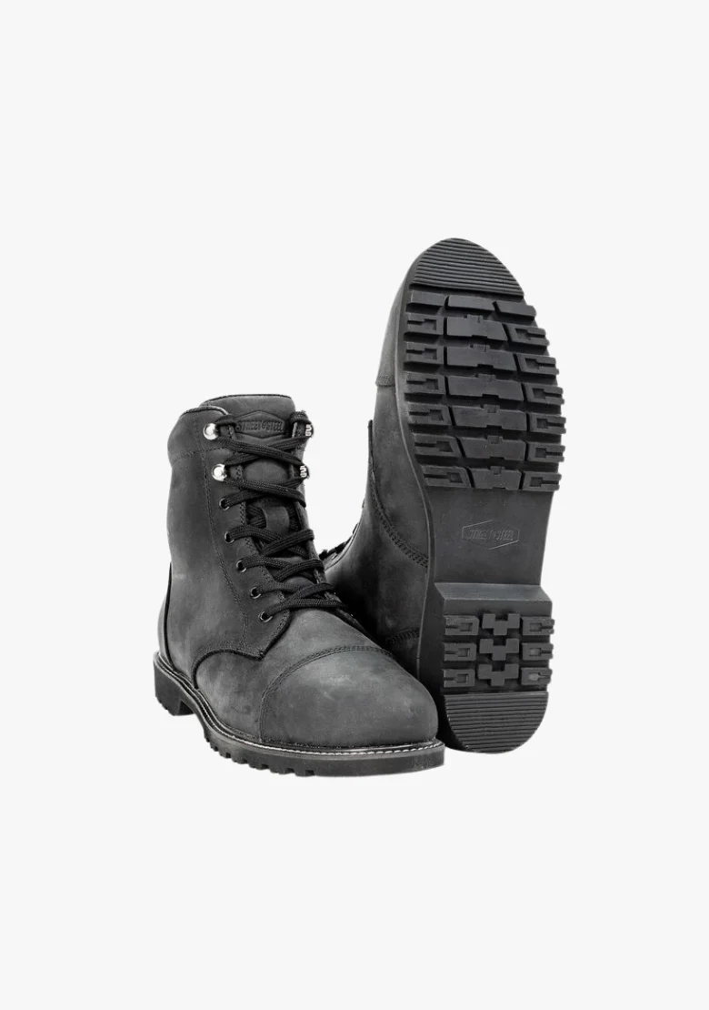 WCL Motorcycle Riding Boots - Black - Image 2