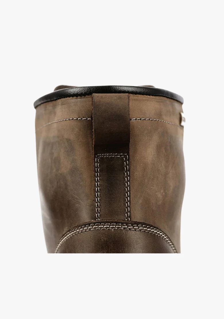 WCL Motorcycle Riding Boots - Distressed Brown Short - Image 4