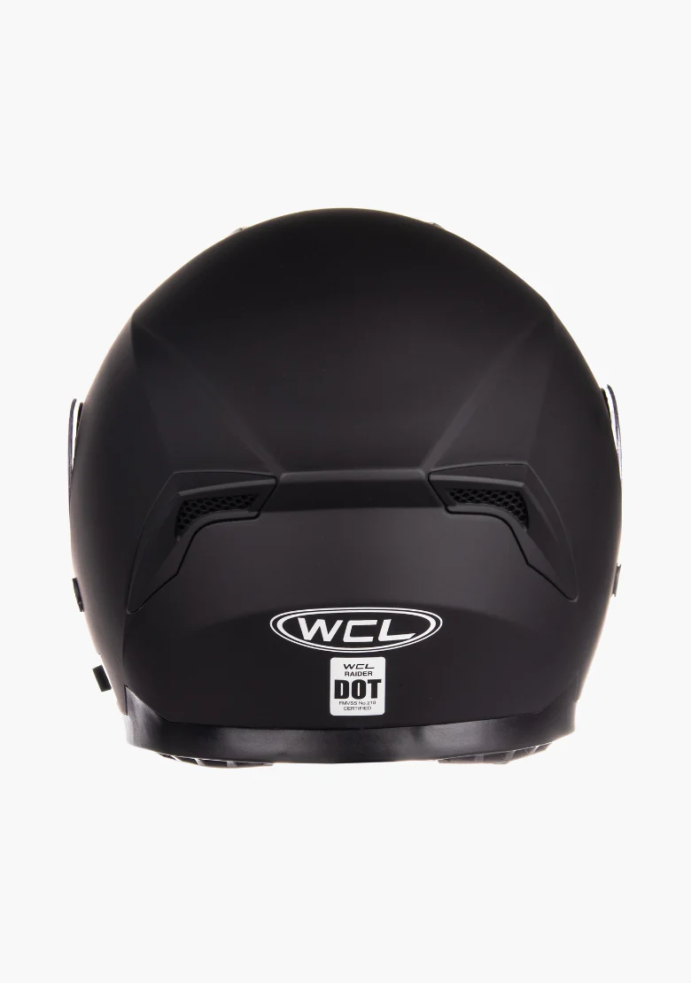 WCL Raider Full Face Motorcycle Helmet - Drop Down Tinted Visor, Quick Release Buckle, DOT Approved - Image 4