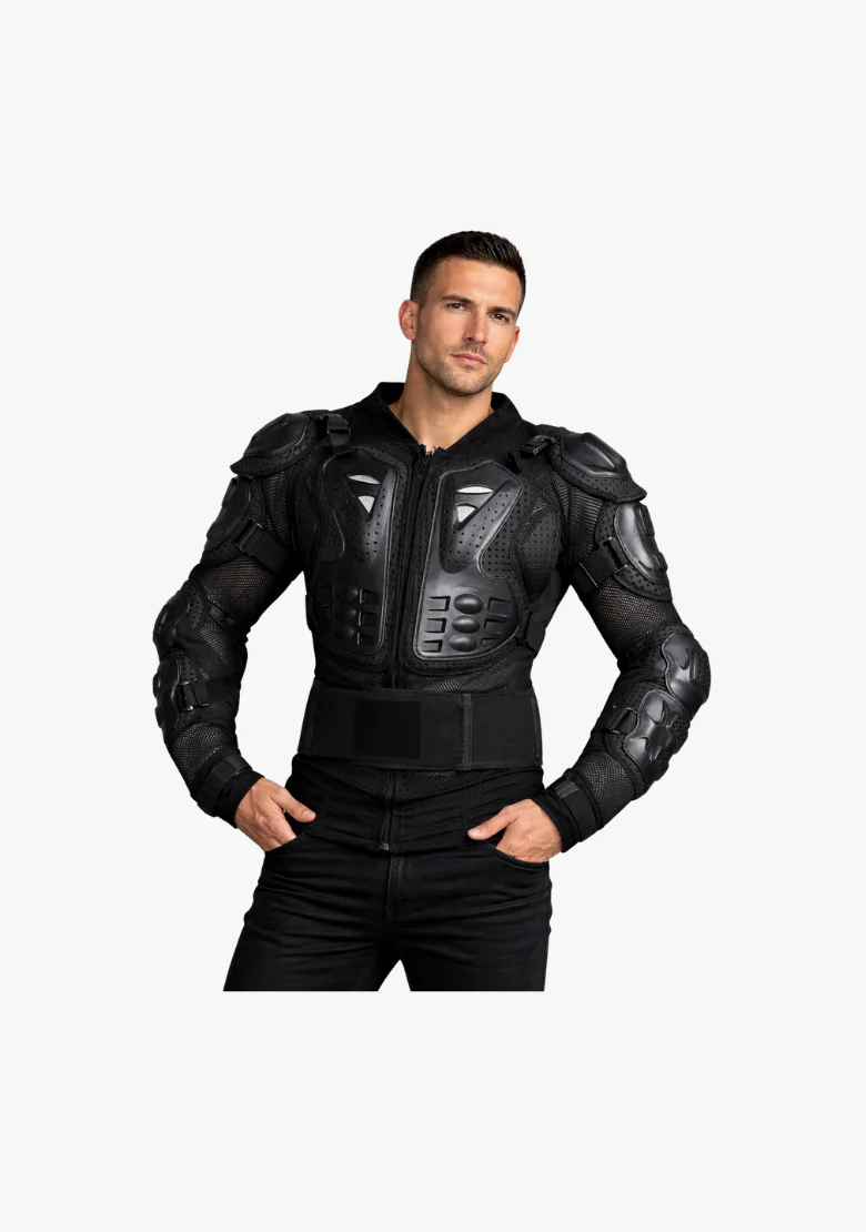WCL Motorcycle Full Body Armor Jacket, Motocross Armor Jacket - Image 2